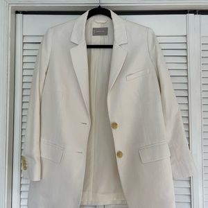Everlane oversized linen cotton blazer